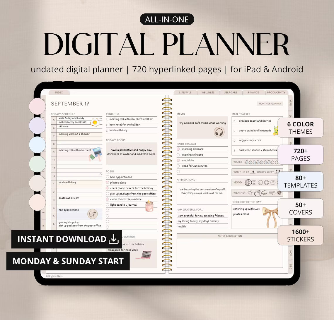The Ultimate All-in-One Digital Planner (2025 Edition)